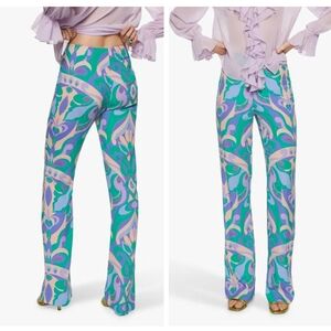 Mango Abstract printed trousers